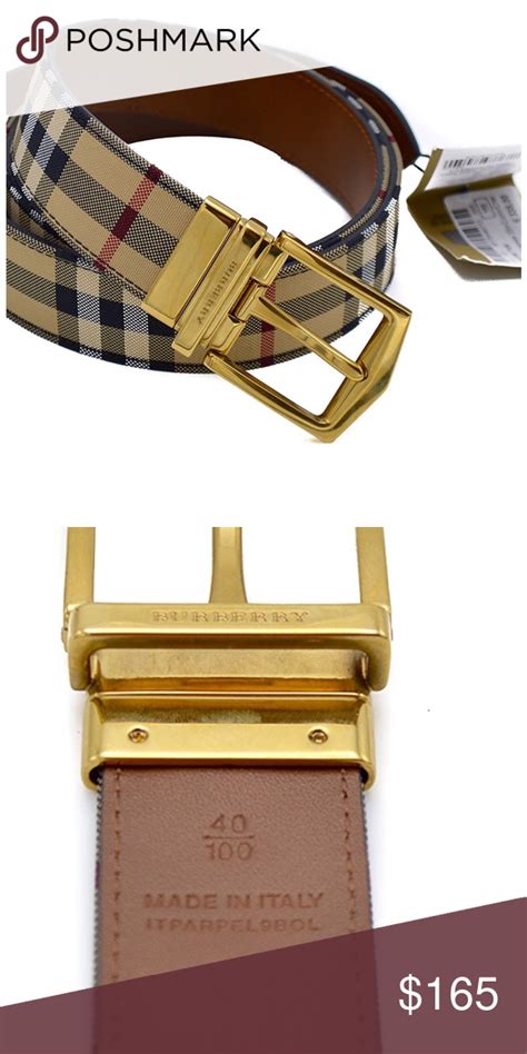 burberry belt reversible|authentic burberry belt.